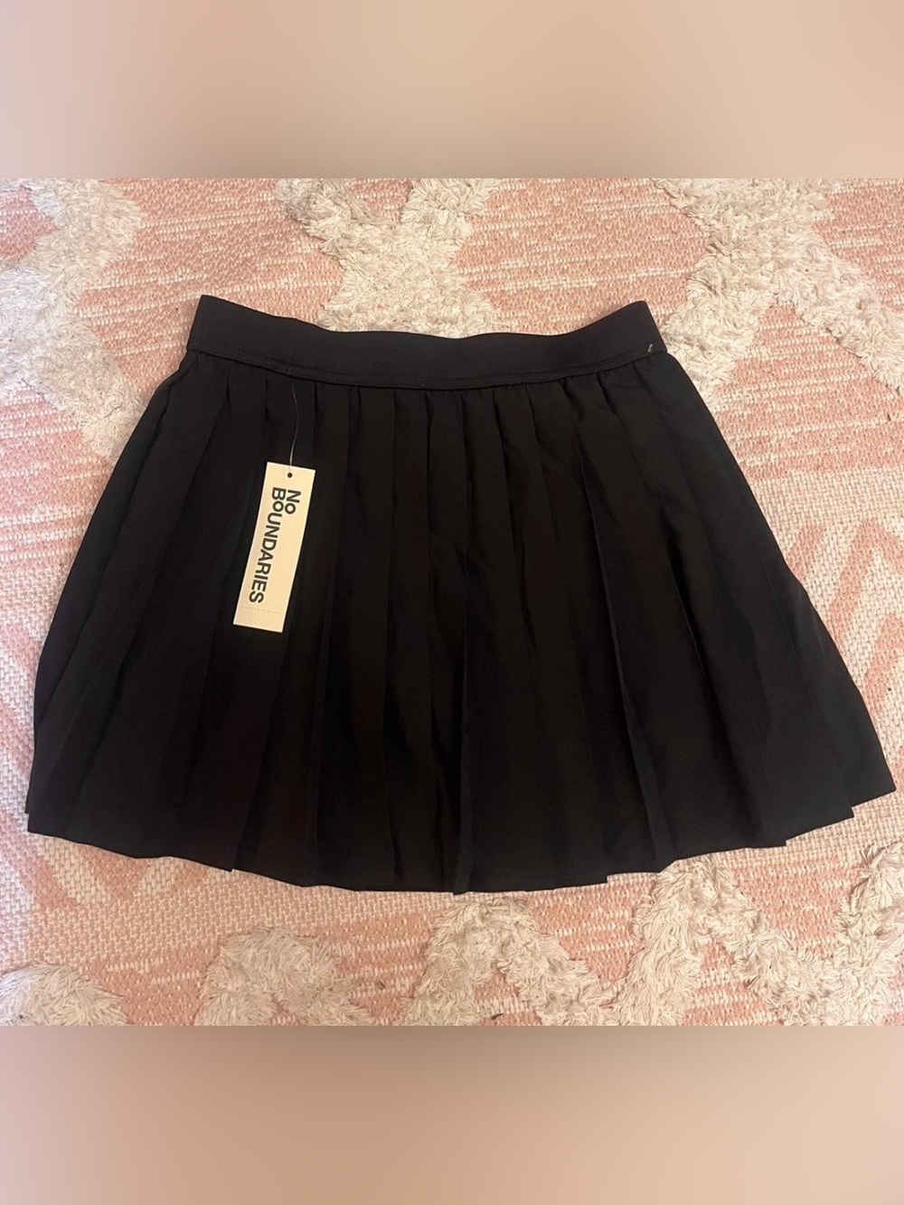 No Boundaries Black Tennis Skort